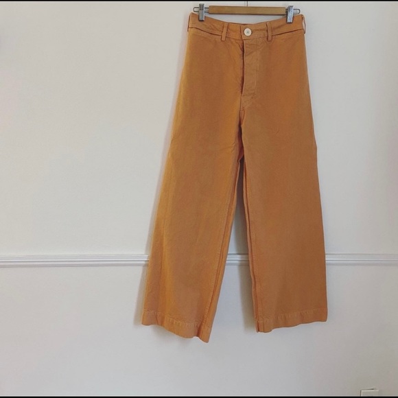 Jesse Kamm sailor pants in peach. Size is 10 but they fit like a 8. - Picture 2 of 4